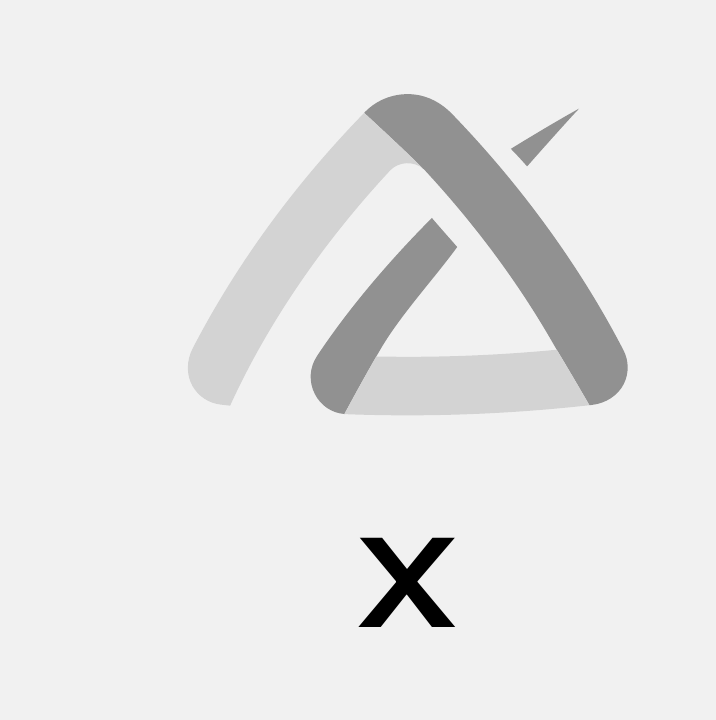 Construction study highlighting X within the Athledex symbol